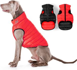 Lightweight Reversible Winter Dog Coat XS Size Chest 13-14 inch Warm Dog Jacket Water Resistant Windproof Insulated Dog Jacket for Small Medium Large